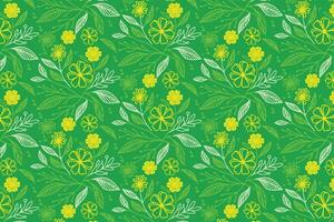 stylish and flowing line floral pattern created for apparel textiles home linens decorative wrap products and table styling vector