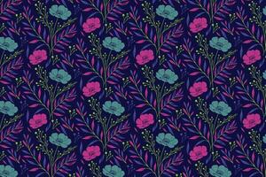 line floral pattern crafted with nature inspired elements perfect for apparel fabric surface pattern design and tabletop decor vector