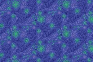 Minimal floral pattern designed with continuous line style for packaging ideas home textile designs and fashion fabric use vector
