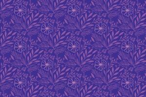 abstract single line floral pattern with continuous outlines for contemporary home textile fashion print and decorative wrapping use vector