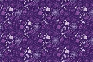 abstract hand drawn floral pattern using continuous line strokes for stylish fabric print pillowcase and wrapping paper designs vector