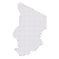 Chad map dotted pattern design purple circle vector