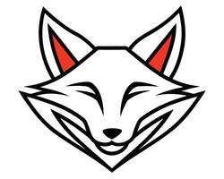 The fox logo is shown in a white background vector