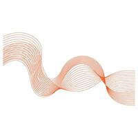 Simple Abstract Wave Line vector