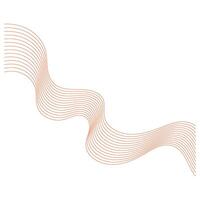 Modern Abstract Wave Line vector