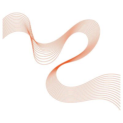 Simple Modern Abstract Wave Line