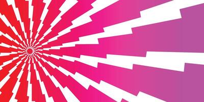Abstract zap lightning bolt gradient burst radiating. vector