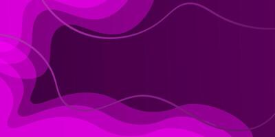 Abstract purple wave gradient background vector