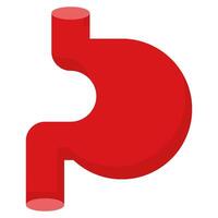 Stomatch in flat icon style vector
