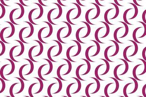 purple color simple moon shape creative geometric pattern pattern of interlocking arcs in magenta on white background vector