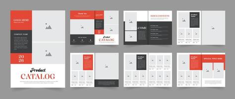 Product catalog template for multipurpose business A4 size vector