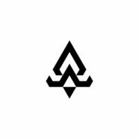 This logo is designed using the letter a and a rocket in motion in a minimal and modern style, perfect for all areas of business. vector