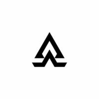 This logo is inspired by the letter A and rocket. This logo is suitable for personal branding, aviation, fantasy, etc. vector