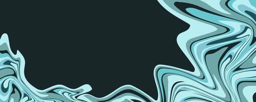 Abstract ocean-inspired background with elegant wave curves. illustration vector