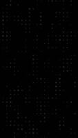 Simple minimalist black and white vertical abstract background with a halftone dots or circles pattern. This clean modern motion background animation is full HD and looping. video