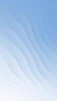 Smooth color gradient vertical background in pastel blue color tones with a repeating pattern of flowing wavy lines. This simple elegant abstract background design is full HD and looping. video