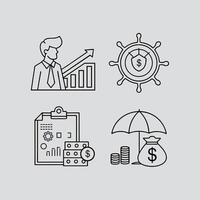 Money Saving LAYOUT vector