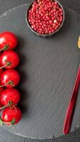 Empty plate with fork, cutlery for dinner table. Empty plate for meals video