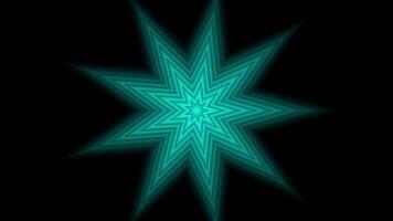 A striking hypnotic spiral vertical loop animation Isolated on Black Background video
