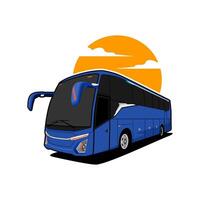modern bus image illustration design vector
