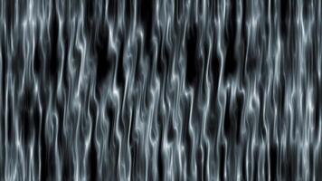 Noise creates wavy gray abstract pattern on black background. Texture, signal. Suitable for technology, digital art, graphic design projects. video