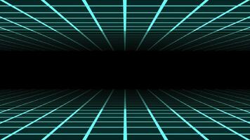 Colorful Retro Synthwave Grid Loop with Nostalgic 80s Aesthetic Grid Background video