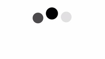 Abstract grayscale circles pattern video