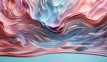 Abstract background with waves and colors photo