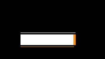 lower Third in alpha channel, lower third series , Simple and clean lower third . video