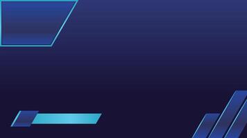 Modern Informative Background in Dark Blue and Aqua vector