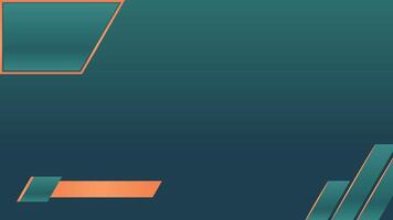 Modern Informative Background in Dark Green and Orange vector
