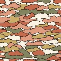 Earthy Desert Camo, Seamless, Tileable Pattern vector