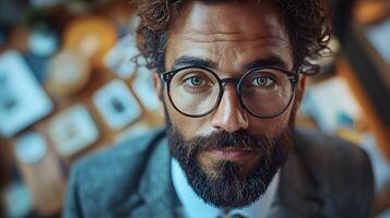 Startup innovators using digital collaboration tools to refine a business model photo