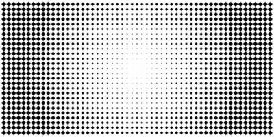 Dot pattern background, square geometric pixel speed fade. Abstract particle grid gradient digital texture. Diamond shape graphic halftone mosaic. Dissolve gradation effect transform technology vector