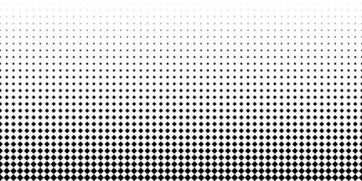 Diamond primitive pattern, Cyber matrix optical pixel pattern. Square dot gradient background. Geo disperse bubble fade, Digital halftone geometric gradient. Rhombus fade vintage change patern vector
