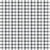 Black and White Gingham Checkered Pattern. Textile design of textured plaid. Checkered fabric pattern swatch for print, tartan, gift wrap, textiles, checkered background for tablecloth. vector
