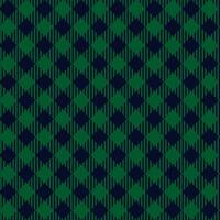 Green Gingham Checkered Pattern. Textile design of textured plaid. Checkered fabric pattern swatch for print, tartan, gift wrap, textiles, checkered background for tablecloth. Stripes crossed Black vector
