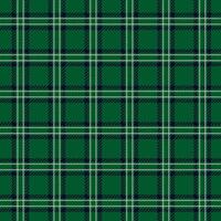 Green Gingham Checkered Pattern. Textile design of textured plaid. Checkered fabric pattern swatch for print, tartan, gift wrap, textiles, checkered background for tablecloth. Stripes crossed Plaid vector