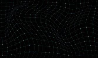 Abstract wavy mesh pattern technology wallpaper vector