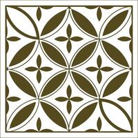 Stylish geometric modern shapes combined with traditional seamless vector