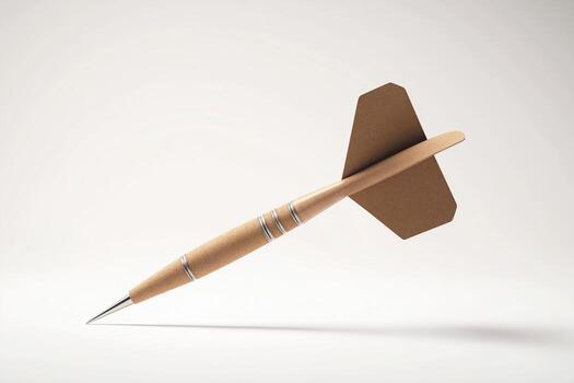 económico estrategia concepto con dardo puntería a financiero objetivo para negocio actuación mejora foto