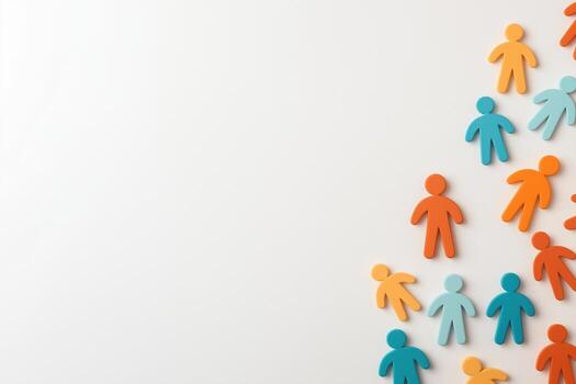 Diverse Figures Representing Cultural Inclusion in Hiring Practices for Resume Evaluation and Selection Process photo