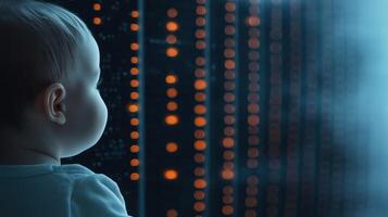 AI Enhanced Financial Dashboard for Stock Market Monitoring with Baby Observer photo