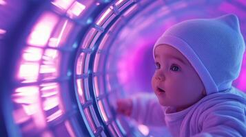Luxurious Spaceship Interior Concept for Space Tourism with Futuristic Design photo
