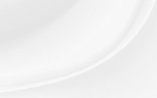 White gray smooth abstract curves elegant background vector