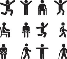 Unique User icon or logo set vector