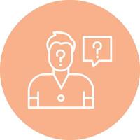 Question Mark High Contrast Graphic vector