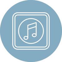 Music Web Interface Symbol vector