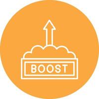 Boost Minimal Outline Artwork vector