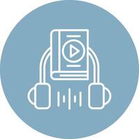 Audio Book UI Toolkit Element vector
